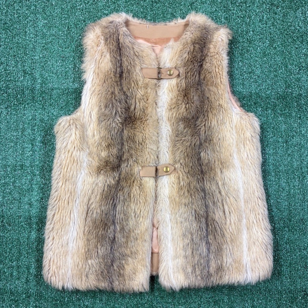 Vintage 1960's Country Pacer Faux Fur Vest